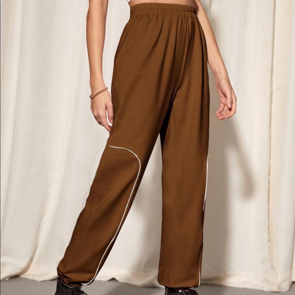Brown sweatpants